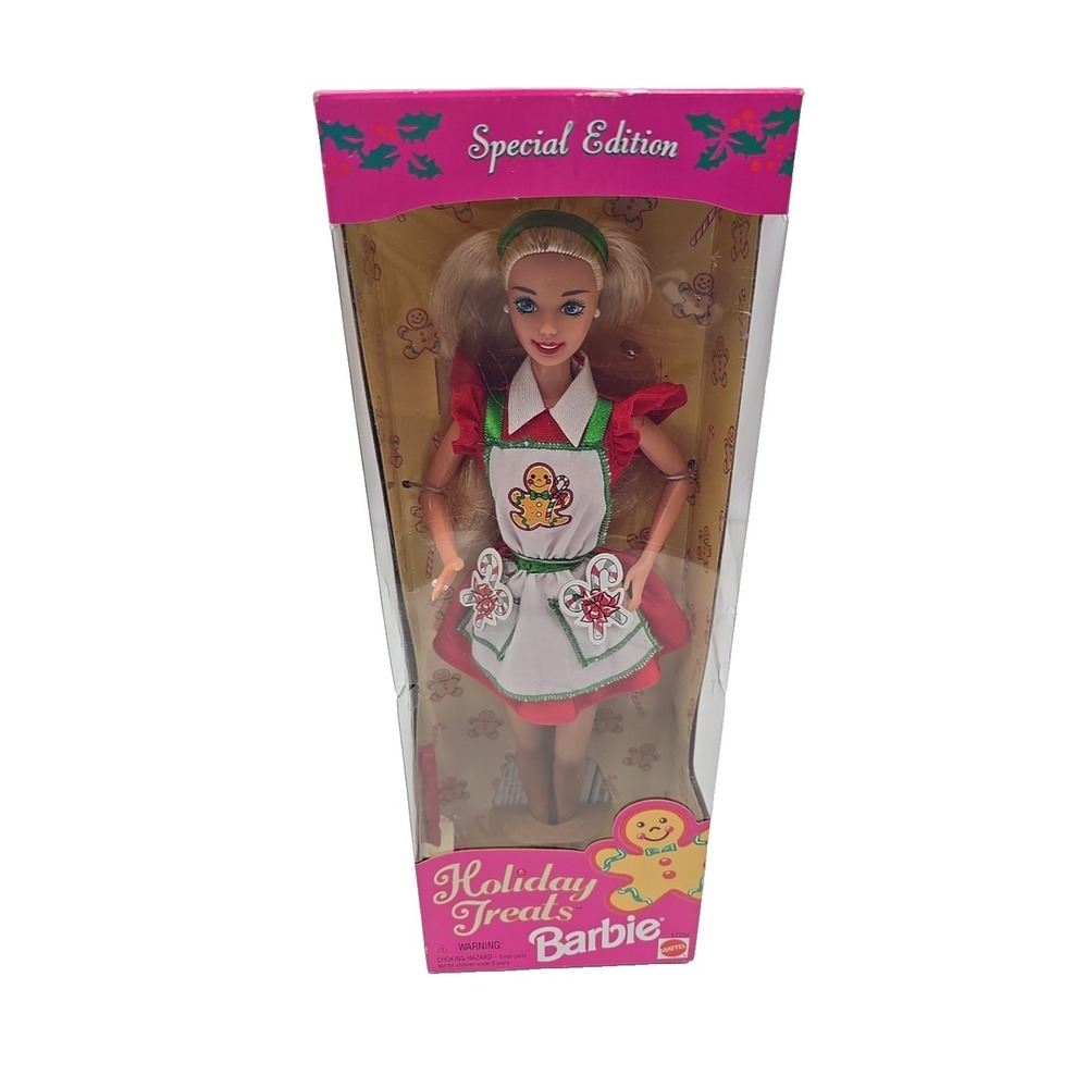 NIB 1997 Playline Collector Special Edition HOLIDAY TREATS Blonde Barbie